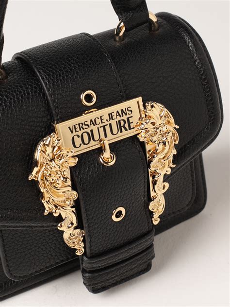 borsa versace couture nera|Borse Versace Jeans Couture nero da donna .